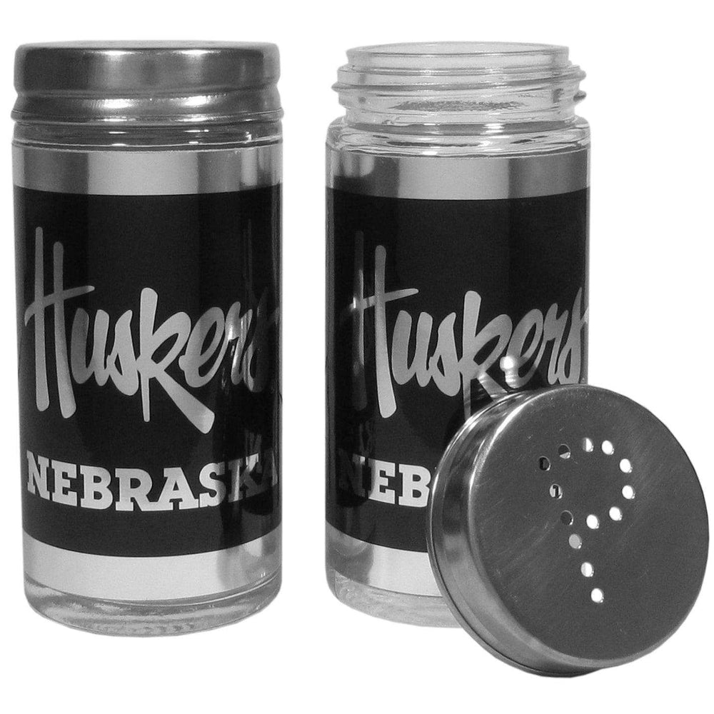 Nebraska Cornhuskers Black Salt & Pepper Shaker - Siskiyou Buckle - Flyclothing LLC