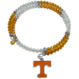 Tennessee Volunteers Crystal Memory Wire Bracelet - Siskiyou Buckle - Flyclothing LLC