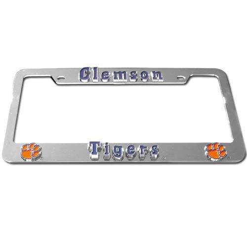 Clemson Tigers Deluxe Tag Frame - Siskiyou Buckle - Flyclothing LLC