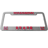 Mississippi St. Bulldogs Deluxe Tag Frame - Siskiyou Buckle - Flyclothing LLC