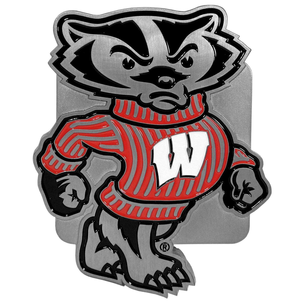 Wisconsin Badgers Hitch Cover Class III Wire Plugs - Siskiyou Buckle - Flyclothing LLC