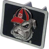 Georgia Bulldogs Hitch Cover Class II and Class III Metal Plugs - Siskiyou Buckle - Flyclothing LLC