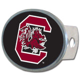 S. Carolina Gamecocks Oval Metal Hitch Cover Class II and III - Siskiyou Buckle - Flyclothing LLC