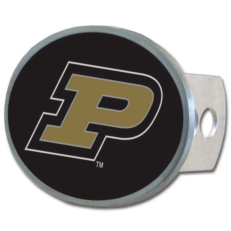 Purdue Boilermakers Oval Metal Hitch Cover Class II and III - Siskiyou Buckle - Flyclothing LLC