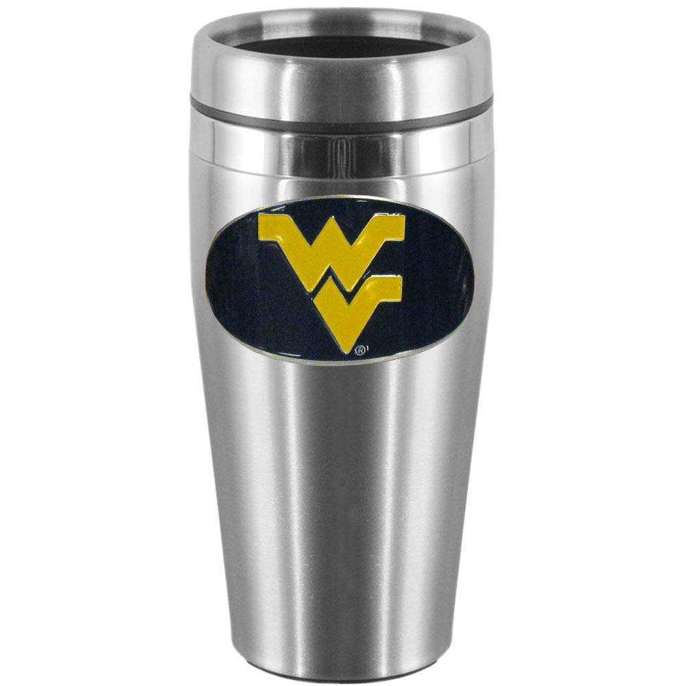 W. Virginia Mountaineers Steel Travel Mug - Siskiyou Buckle - Flyclothing LLC