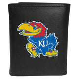 Kansas Jayhawks Tri-fold Wallet Large Logo - Siskiyou Buckle - Flyclothing LLC