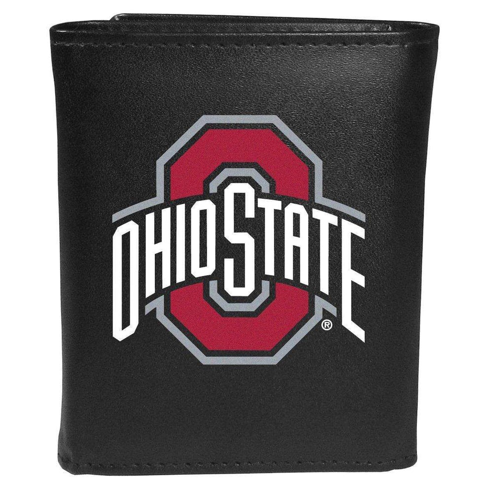 Ohio St. Buckeyes Tri-fold Wallet Large Logo - Siskiyou Buckle - Flyclothing LLC
