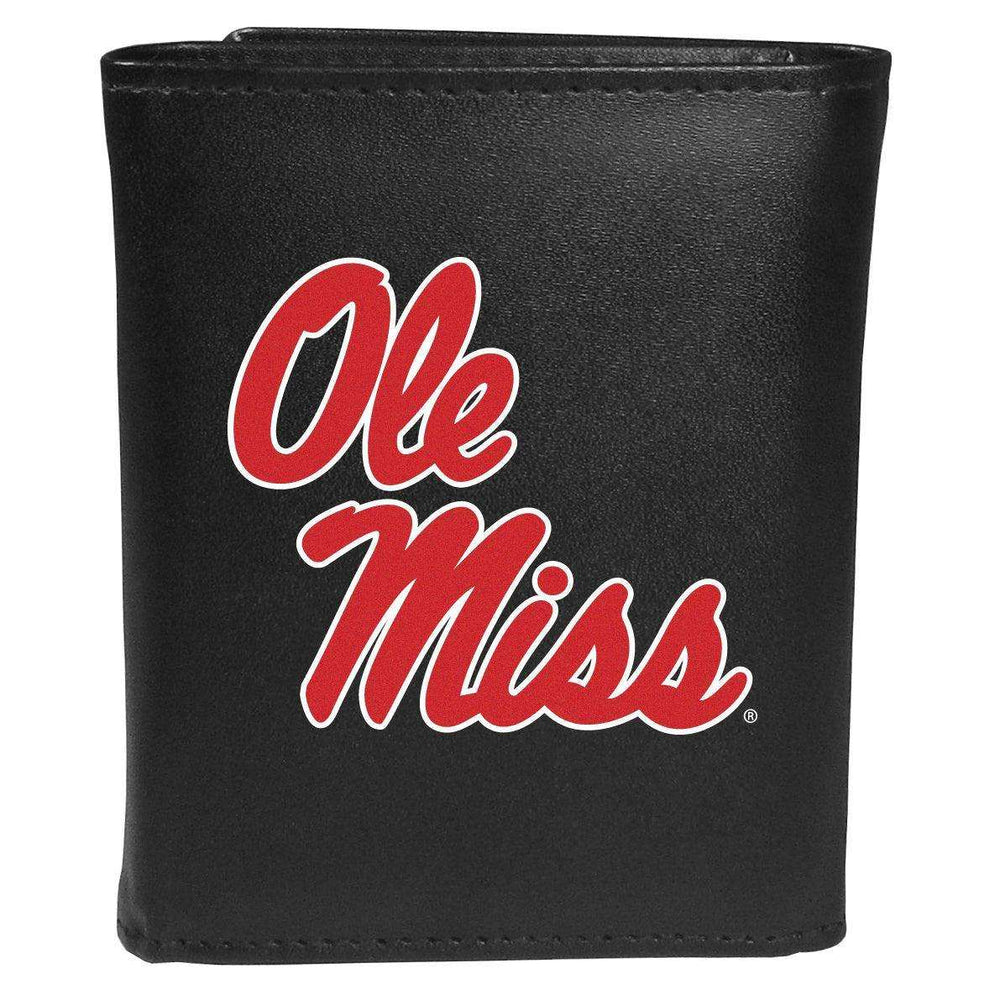 Mississippi Rebels Tri-fold Wallet Large Logo - Siskiyou Buckle - Flyclothing LLC
