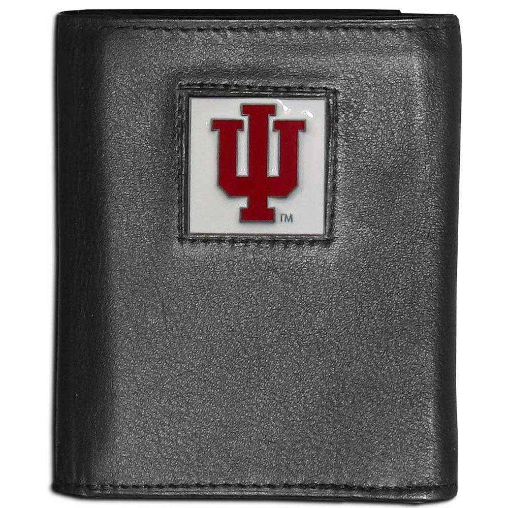 Indiana Hoosiers Leather Tri-fold Wallet - Siskiyou Buckle - Flyclothing LLC