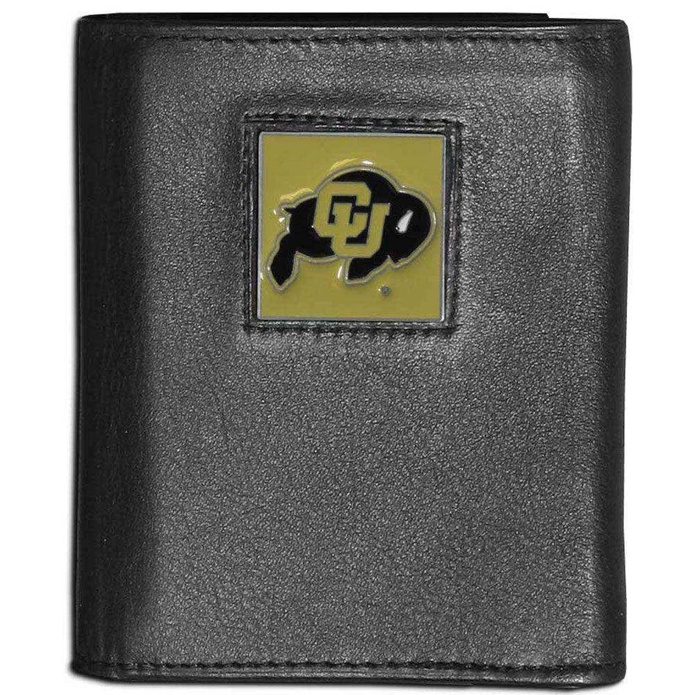 Colorado Buffaloes Leather Tri-fold Wallet - Siskiyou Buckle - Flyclothing LLC