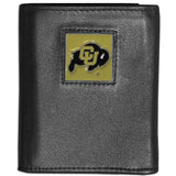 Colorado Buffaloes Leather Tri-fold Wallet - Siskiyou Buckle - Flyclothing LLC