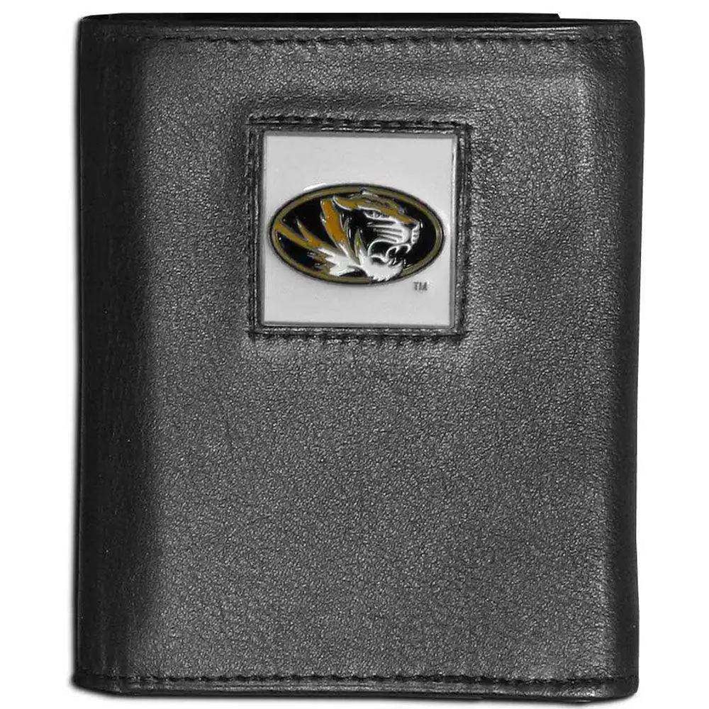Missouri Tigers Leather Tri-fold Wallet - Siskiyou Buckle - Flyclothing LLC
