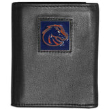 Boise St. Broncos Leather Tri-fold Wallet - Siskiyou Buckle - Flyclothing LLC