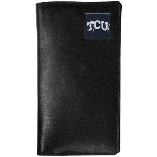 TCU Horned Frogs Leather Tall Wallet - Siskiyou Buckle - Flyclothing LLC