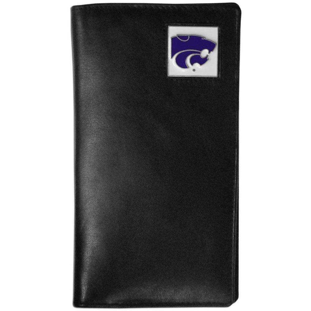 Kansas St. Wildcats Leather Tall Wallet - Siskiyou Buckle - Flyclothing LLC