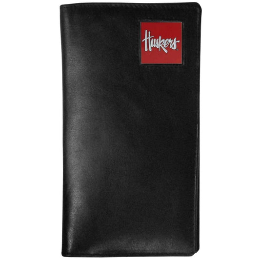 Nebraska Cornhuskers Leather Tall Wallet - Siskiyou Buckle - Flyclothing LLC