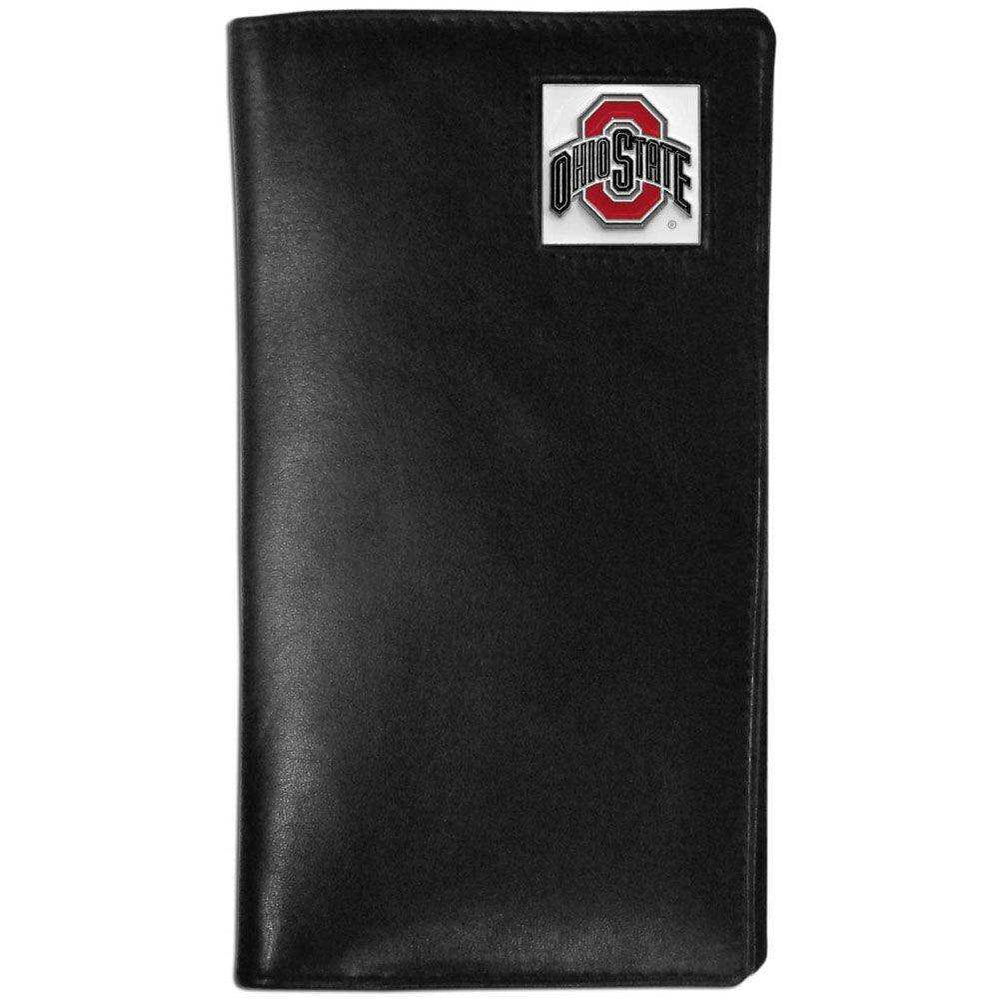 Ohio St. Buckeyes Leather Tall Wallet - Siskiyou Buckle - Flyclothing LLC