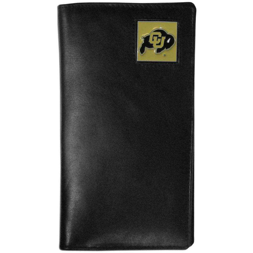 Colorado Buffaloes Leather Tall Wallet - Siskiyou Buckle - Flyclothing LLC