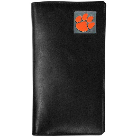 Clemson Tigers Leather Tall Wallet - Siskiyou Buckle - Flyclothing LLC