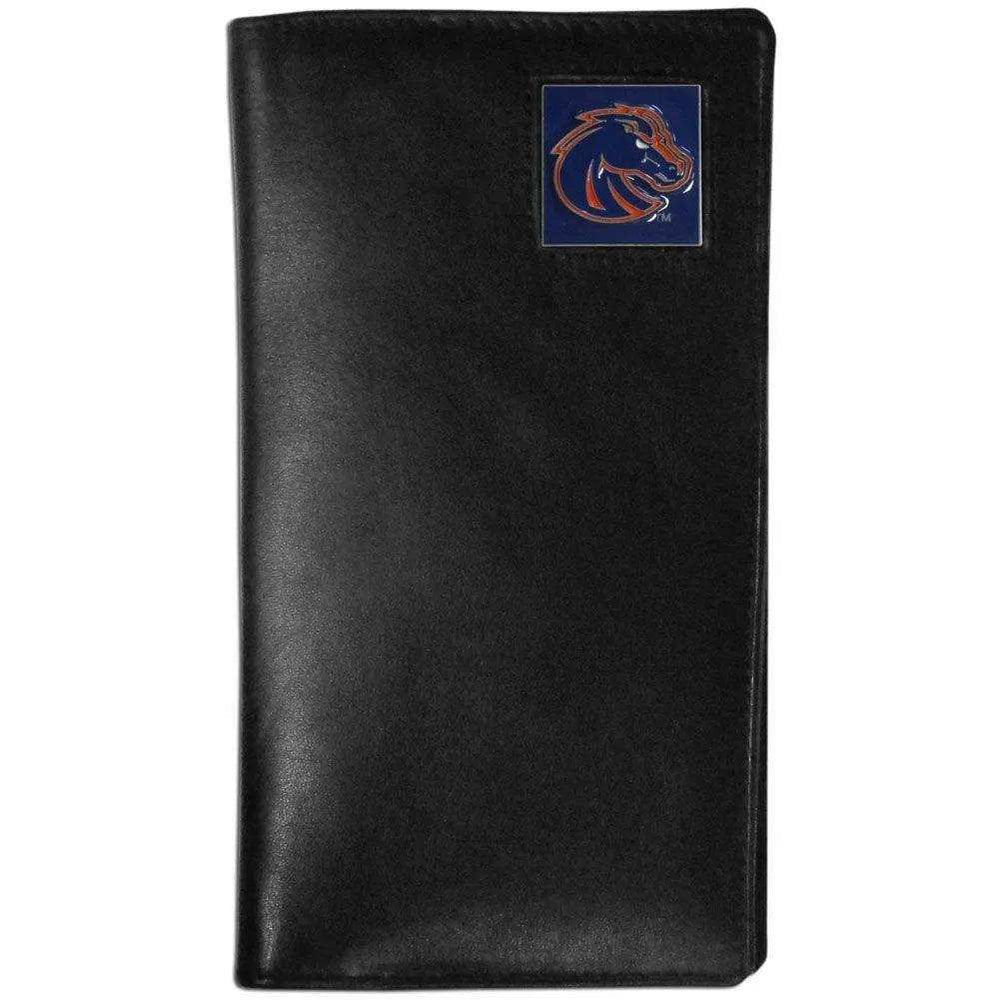 Boise St. Broncos Leather Tall Wallet - Siskiyou Buckle - Flyclothing LLC