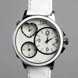 Curtis & Co BIG TIME LOVE (50mm) WHITE DIAL / STAINLESS STEEL CASE Watch - Curtis and Co Watches - Flyclothing LLC