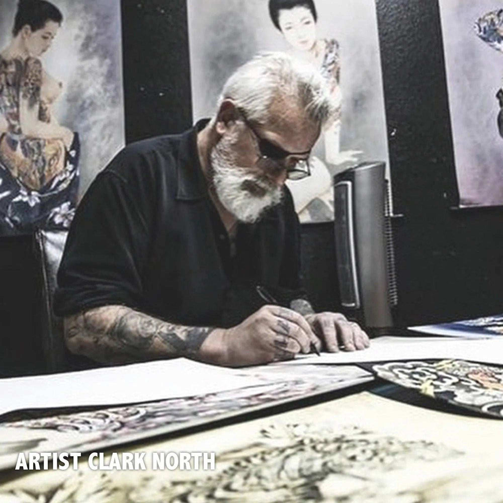 Clark North Benevolent Serpent 12 x 18 Art Print - Clark North - Flyclothing LLC