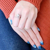 Alamode High polished (no plating) Stainless Steel Ring with AAA Grade CZ in Clear - Alamode - Flyclothing LLC