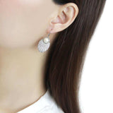 Alamode No Plating Stainless Steel Earrings with Synthetic Pearl in White - Alamode - Flyclothing LLC