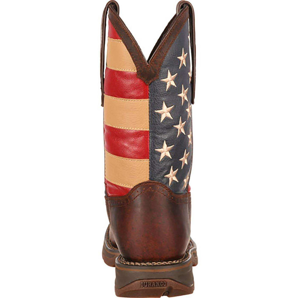 Rebel™ by Durango® Steel Toe Flag Western Flag Boot - Durango - Flyclothing LLC