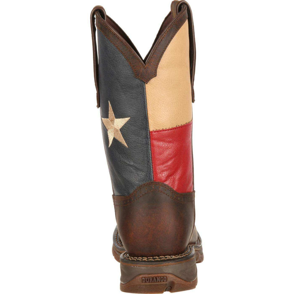Rebel™ by Durango® Steel Toe Texas Flag Western Boot - Durango - Flyclothing LLC