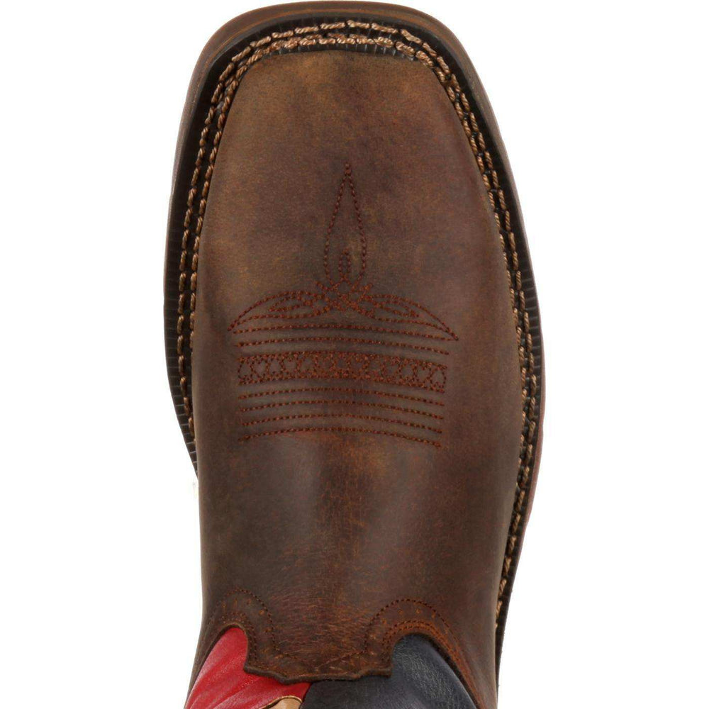 Rebel™ by Durango® Steel Toe Texas Flag Western Boot - Durango - Flyclothing LLC