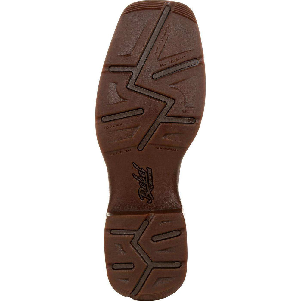 Rebel™ by Durango® Coffee & Cactus Pull-On Western Boot - Durango - Flyclothing LLC
