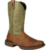 Rebel™ by Durango® Coffee & Cactus Pull-On Western Boot - Durango - Flyclothing LLC