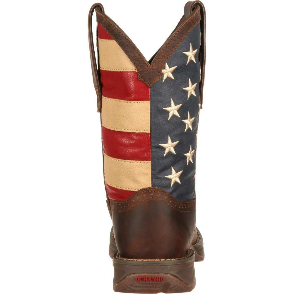 Rebel™ by Durango® Patriotic Pull-On Western Flag Boot - Durango - Flyclothing LLC