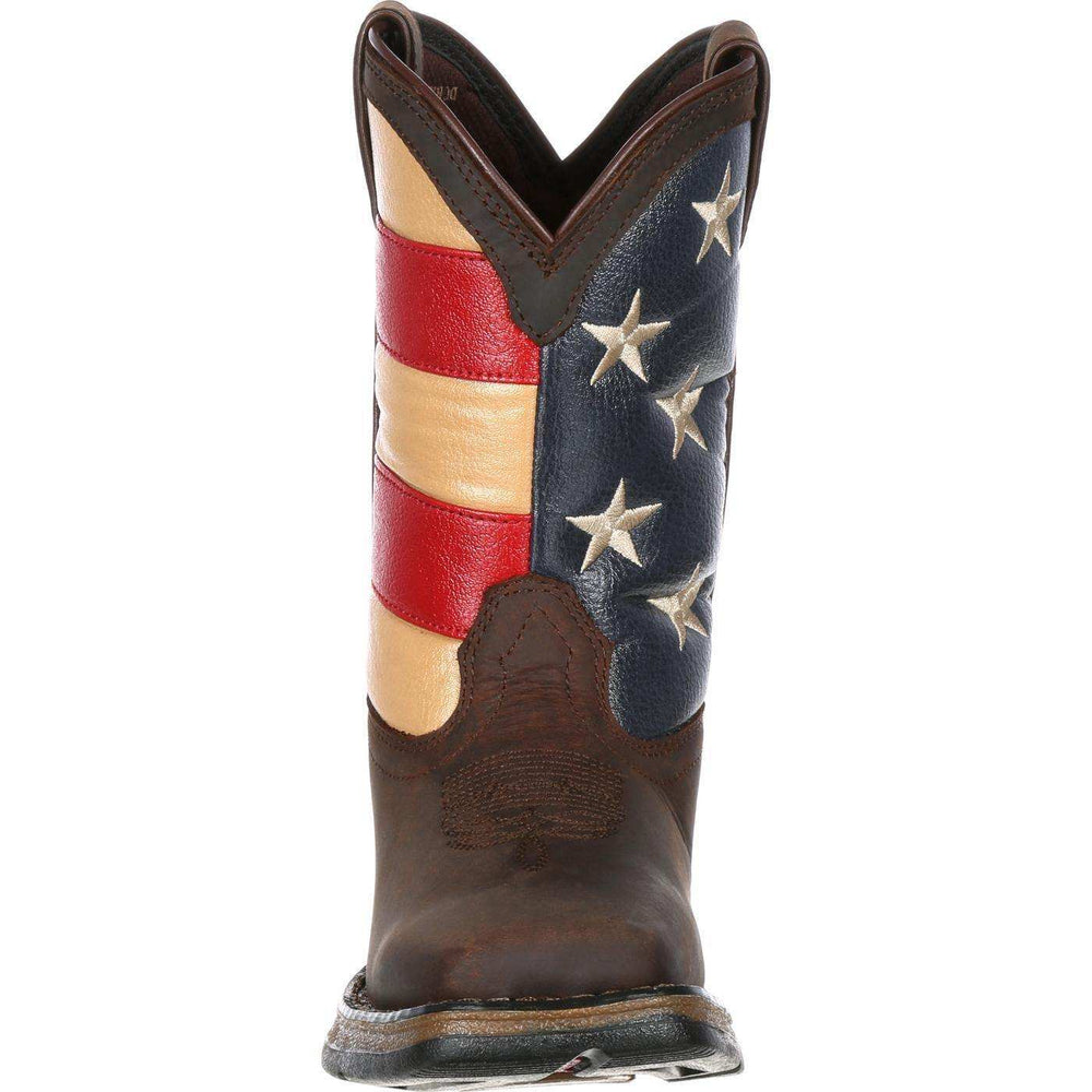 Lil' Rebel™ by Durango® Big Kids' Flag Western Boot - Durango - Flyclothing LLC