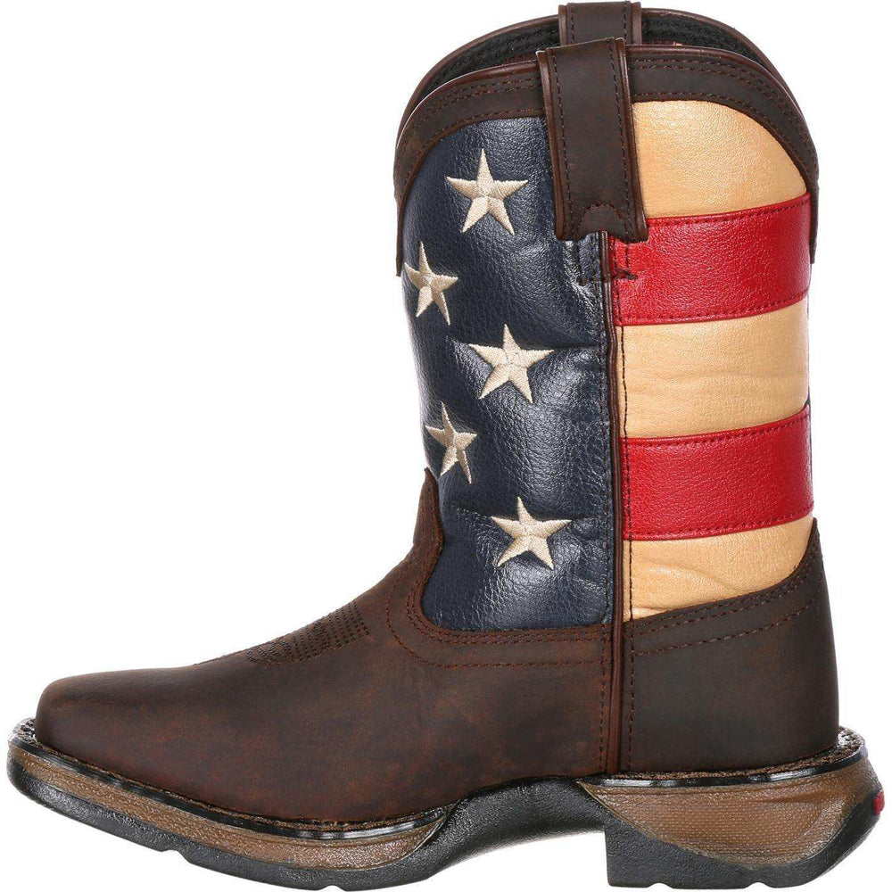Lil' Rebel™ by Durango® Big Kids' Flag Western Boot - Durango - Flyclothing LLC