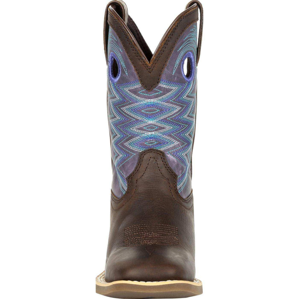 Durango Lil' Rebel Pro Big Kid's Amethyst Western Boot - Durango - Flyclothing LLC