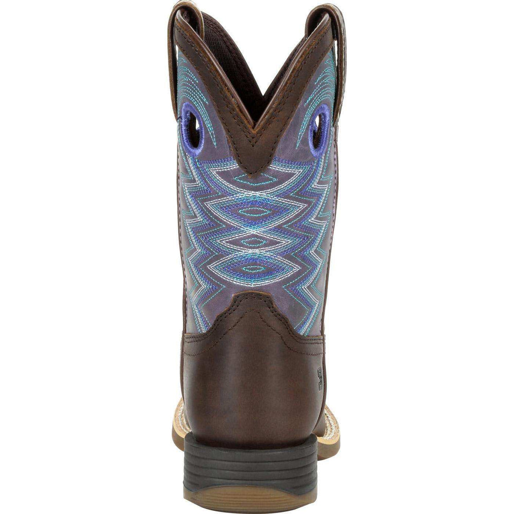 Durango Lil' Rebel Pro Big Kid's Amethyst Western Boot - Durango - Flyclothing LLC
