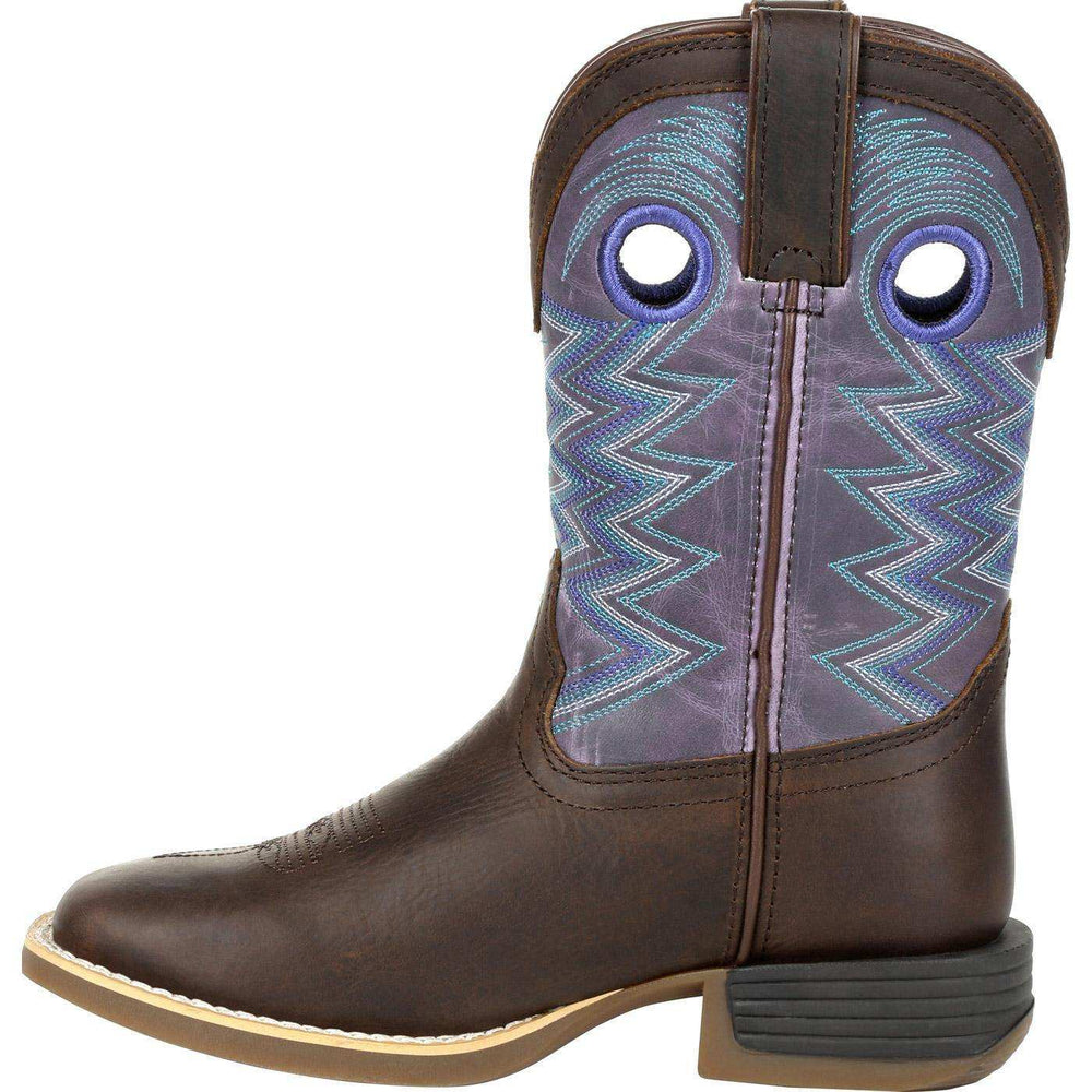 Durango Lil' Rebel Pro Big Kid's Amethyst Western Boot - Durango - Flyclothing LLC
