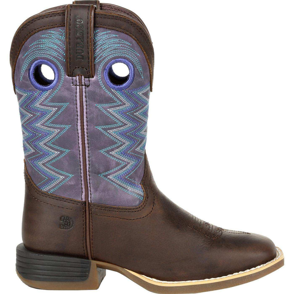 Durango Lil' Rebel Pro Big Kid's Amethyst Western Boot - Durango - Flyclothing LLC