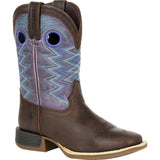 Durango Lil' Rebel Pro Big Kid's Amethyst Western Boot - Durango - Flyclothing LLC