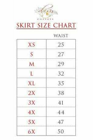 Daisy Corsets Polka Dot Stretch Lycra Skirt - Daisy Corsets - Flyclothing LLC