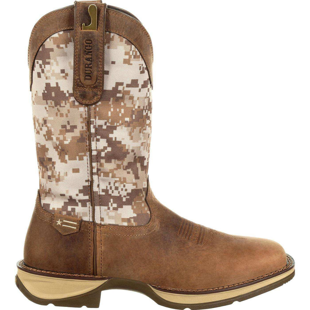 Rebel™ by Durango® Desert Camo Pull-on Western Boot - Durango - Flyclothing LLC
