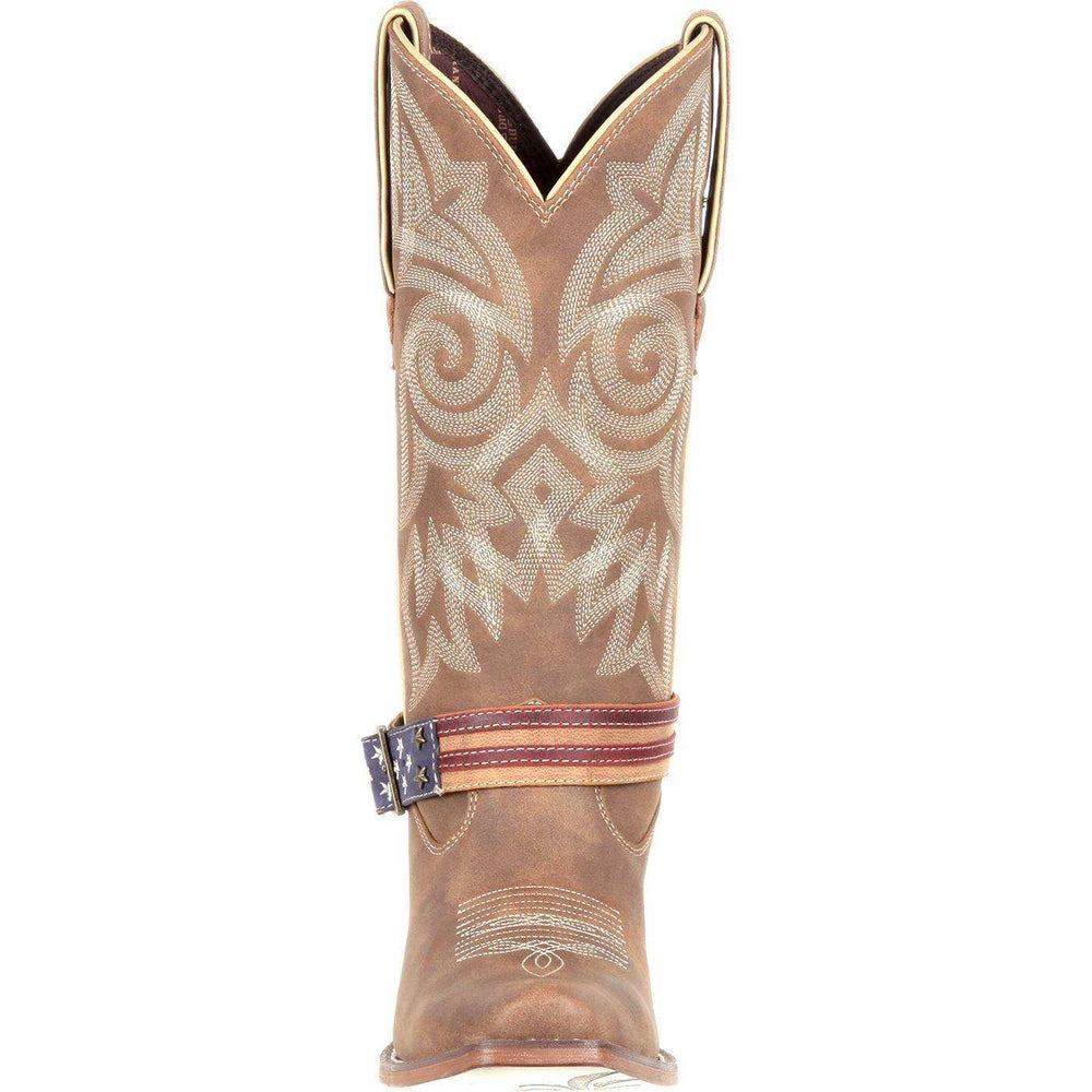 Crush™ by Durango® Women's Flag Accessory Western Boot - Durango - Flyclothing LLC