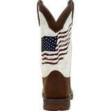 Lady Rebel™ by Durango® Women's Distressed Flag Embroidery Western Boot - Durango - Flyclothing LLC