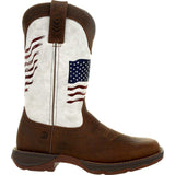 Lady Rebel™ by Durango® Women's Distressed Flag Embroidery Western Boot - Durango - Flyclothing LLC