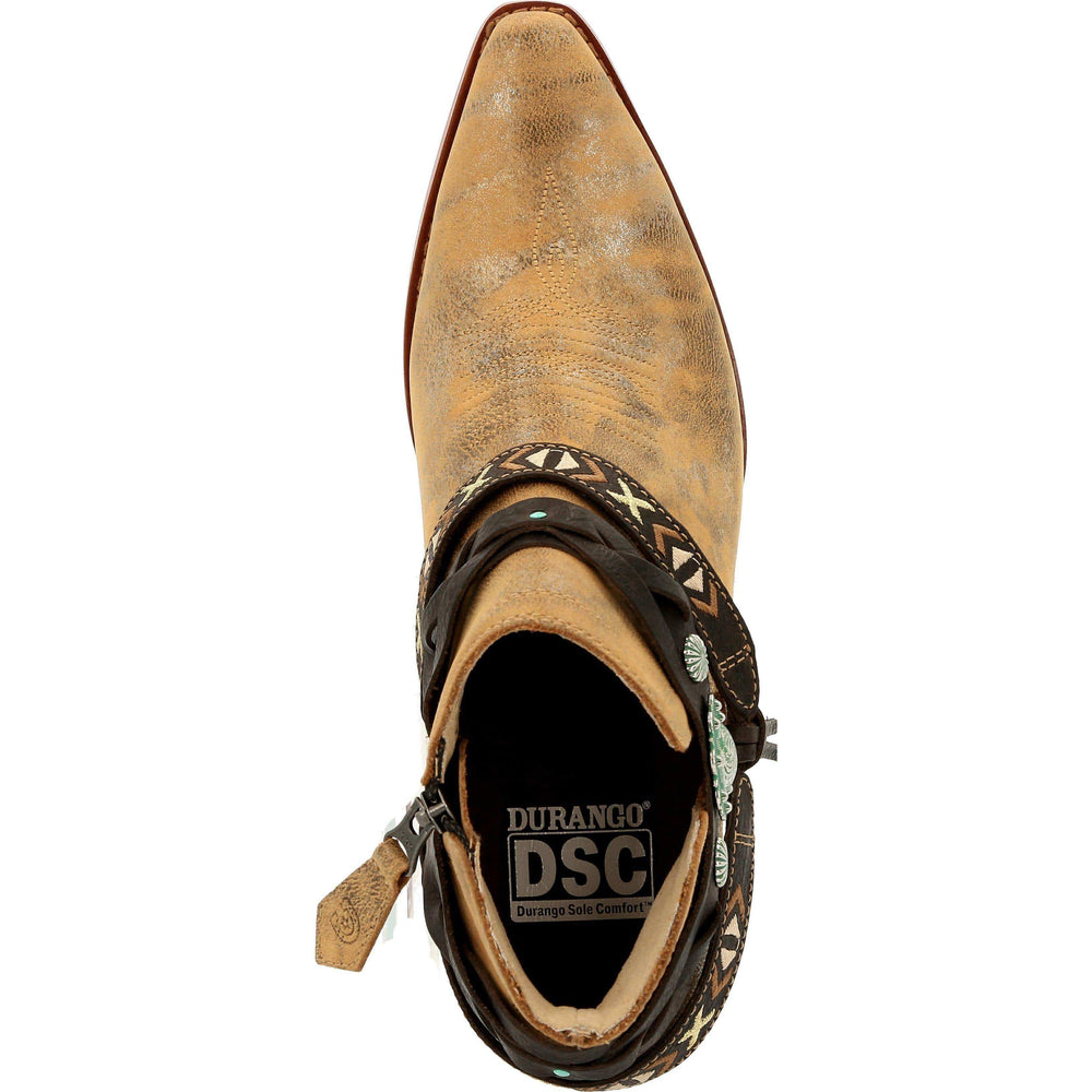 Crush™ by Durango® Women's Antique Silver Western Bootie - Durango - Flyclothing LLC