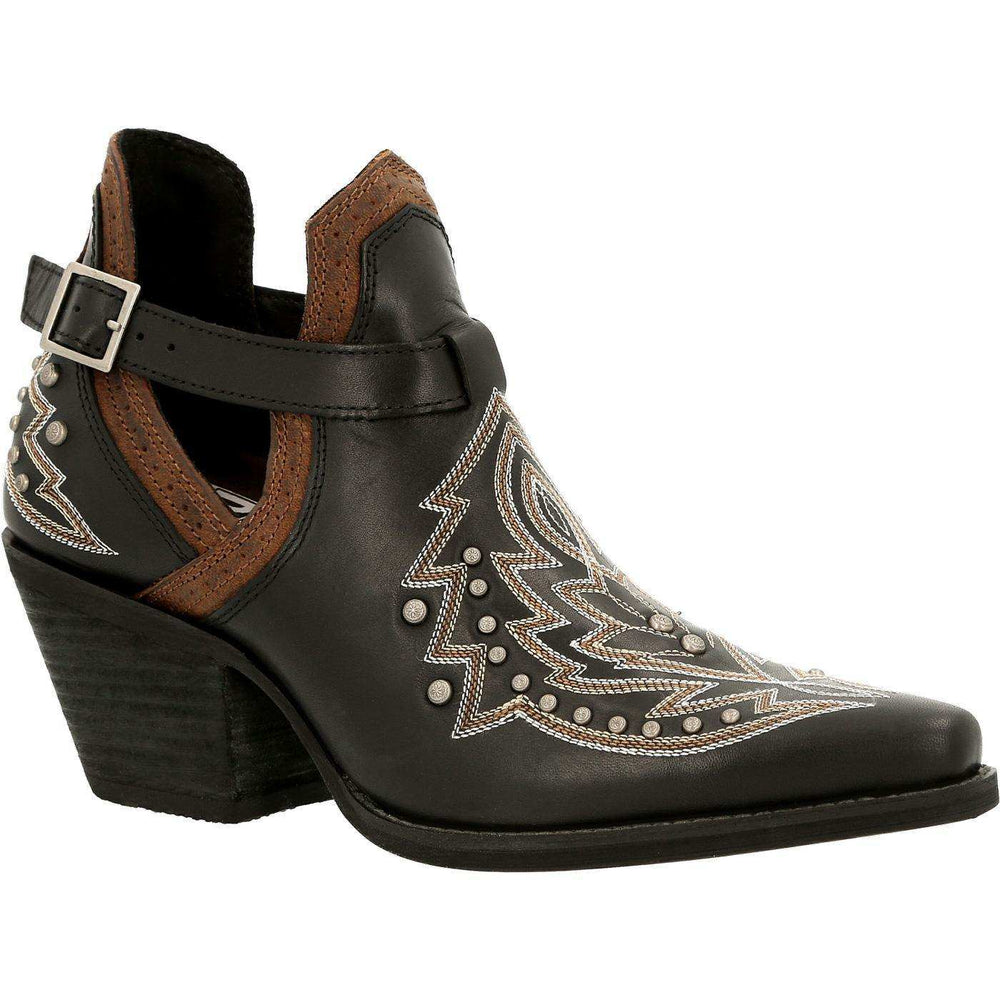 Crush™ by Durango® Women's Black Studded Western Fashion Bootie - Durango - Flyclothing LLC
