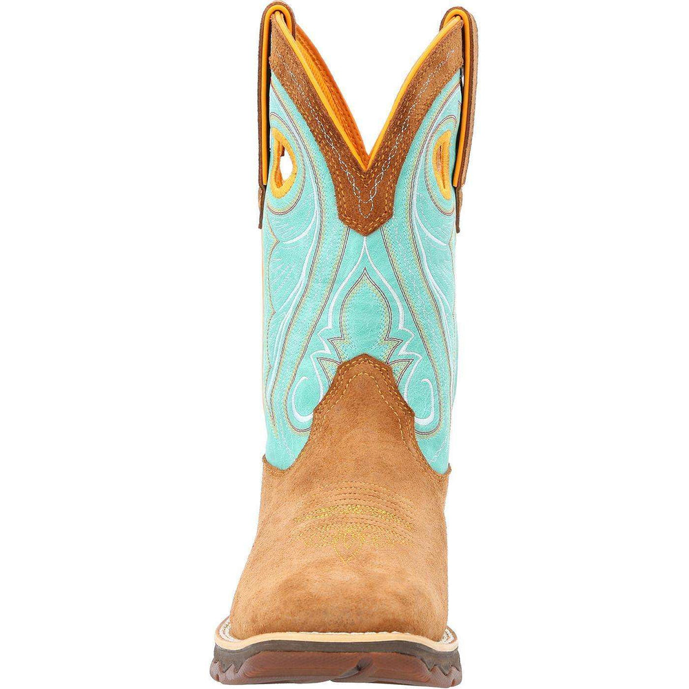 Lady Rebel™ by Durango® Women's Dusty Brown & Sky Blue Western Boot - Durango - Flyclothing LLC