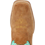 Lady Rebel™ by Durango® Women's Dusty Brown & Sky Blue Western Boot - Durango - Flyclothing LLC